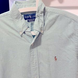 Ralph Lauren green button down